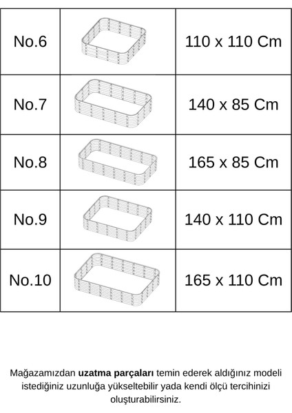 Modüler Yükseltilmiş Bahçe Yatağı Yükseltilmiş Sebze Yatağı No:7 (140X85) Bej