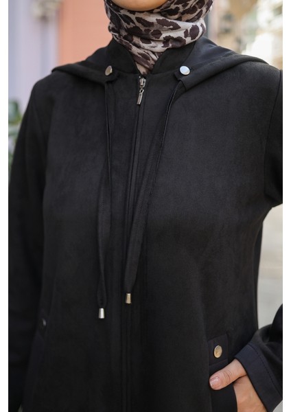 Melina Süet Kapüşonlu Kap – 422158 fırsatları