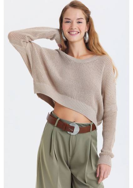 Asimetrik Kalay Tokalı Bohem Kemer Taba fiyatları