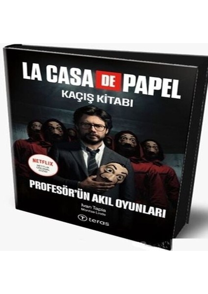 La Case De Papel Kaçış Kitabı - Profesör'ün Akıl Oyunları (Ciltli) (Maske Hediyeli)