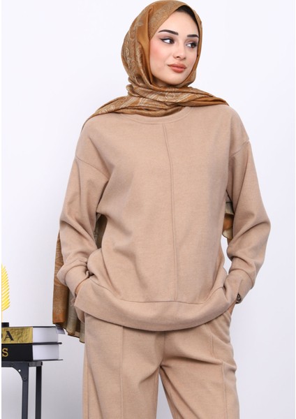 Vizon Üst ve Pantolonu Nervür Dikişli Selanik Takım modelleri