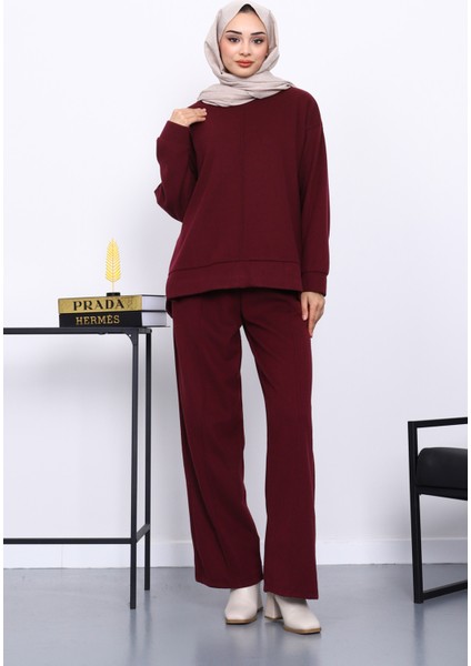 Mürdüm Üst ve Pantolonu Nervür Dikişli Selanik Takım fiyatları