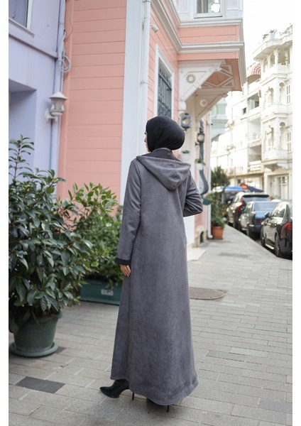 Melina Süet Kapüşonlu Kap – 422158 fırsatları