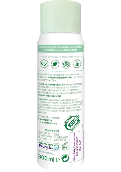 Senses Lemon Mint Sensitive Duş Jeli 300 ml – Hassas Ciltler Için Ferah Temizlik fiyatları