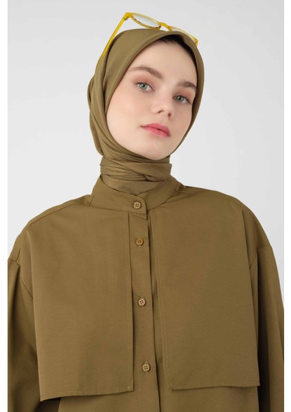 Soft Kraş Eşarp Yağ Yeşili indirimleri