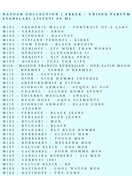 M255 Calvin Klein – Free For Men Unisex / Erkek Parfüm Yapım Kiti Kalıcılığı Garantile Yoğun Konsantre Parfüm 100 ml modelleri