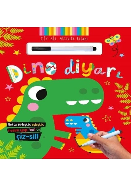 Çiz – Sil Aktivite Kitabı Dino Diyarı