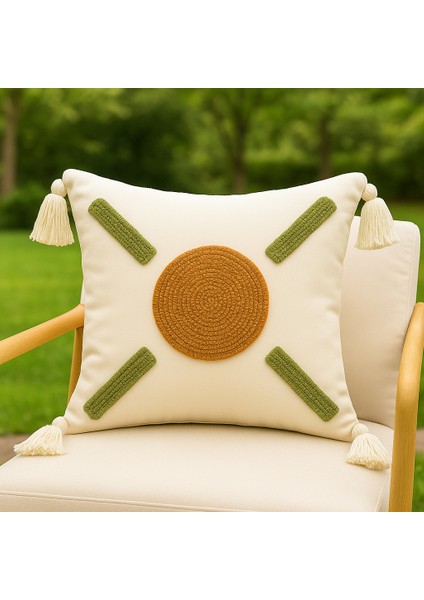 Pucnh Kırlent Kılıfı Çapraz Model - Saymine