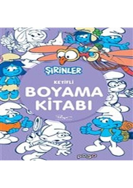 Keyifli Boyama Kitabı - Şirinler