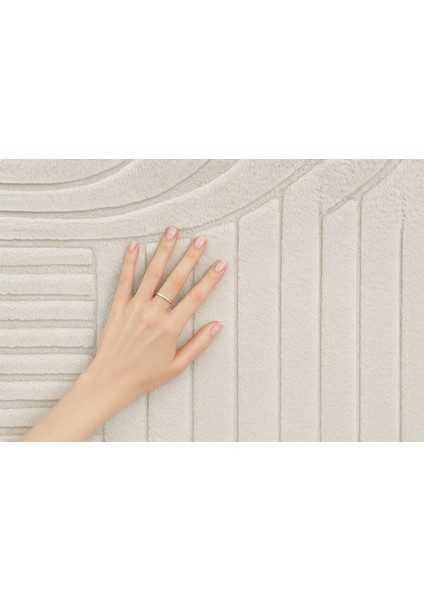 Soft Serisi Tavşan Tüyü Kolay Temizlenebilir Özel Ölçüye Uygun Leke Tutmaz Toz Yapmaz Yumuşak Dokulu Peluş Halı modelleri