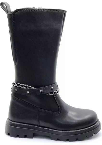 Paris Filet Siyah Kız Çocuk Çizme