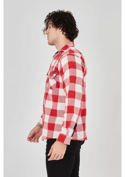 Erkek Oduncu Gömlek Kırmızı -Vlmr fiyatları