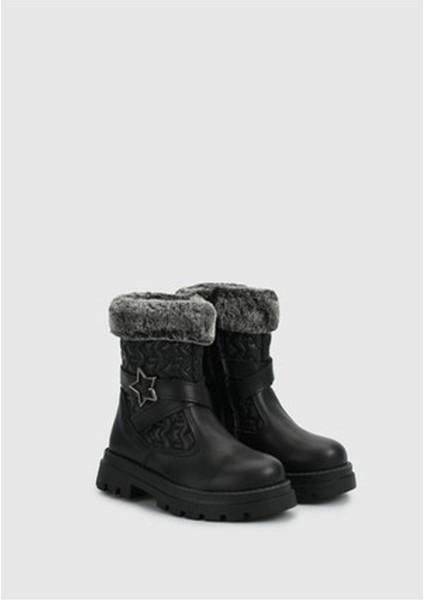 Evla Patik Siyah Kız Çocuk Bot & Bootie fiyatları