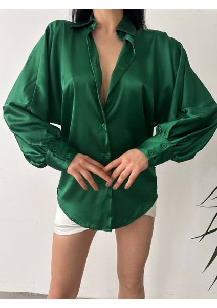 Dökümlü Saten Gömlek modelleri