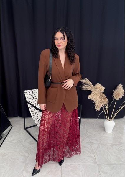 Dantelli Maxi Etek modelleri