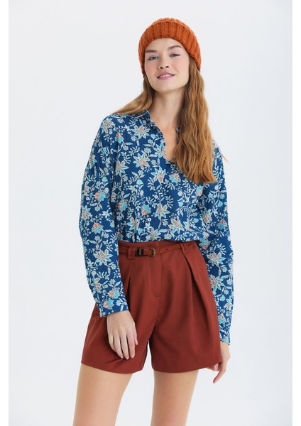 Pensli Kemerli Kışlık Şort Kiremit fiyatları