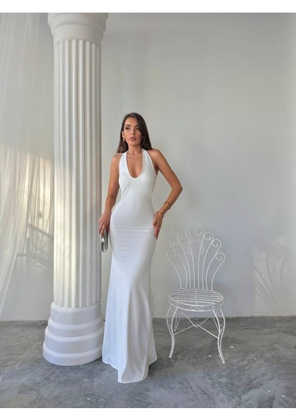 Maxi Halter Elbise