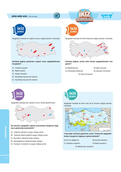 Yargı Meb Ags Tüm Dersler Tamamı Çözümlü Çıkmış ve Ikiz Sorular
