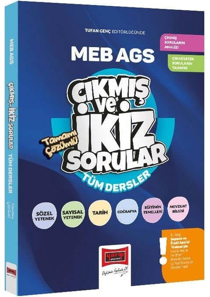 Yargı Meb Ags Tüm Dersler Tamamı Çözümlü Çıkmış ve Ikiz Sorular modelleri