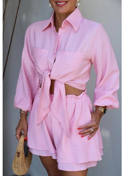 Gömlek Şortlu Takım