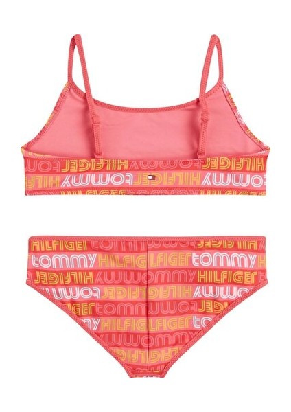 Kız Çocuk Logo Desenli - Lazer Pembe Bralet fiyatları