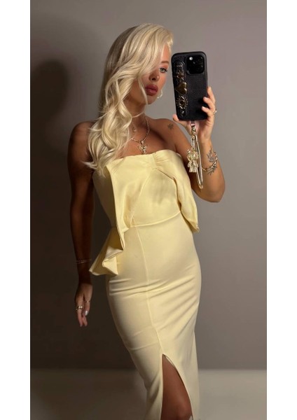 Straplez Elbise modelleri