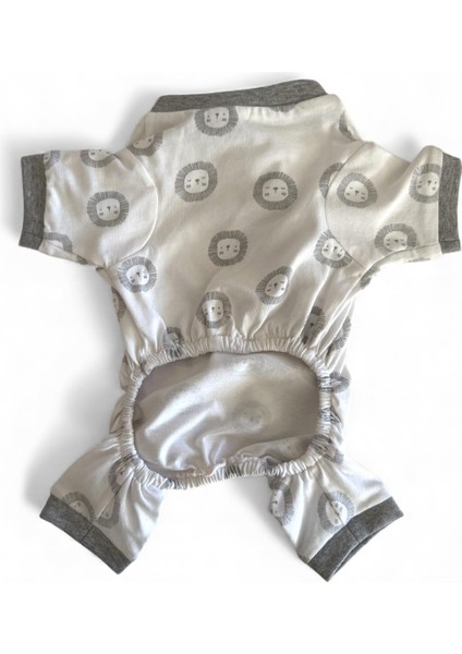 Soft Lion Kedi Tulumu | Pamuklu Penye Kedi Kıyafeti | Küçük Irklar Için | Tüy Dökülmesini Azaltır indirimleri