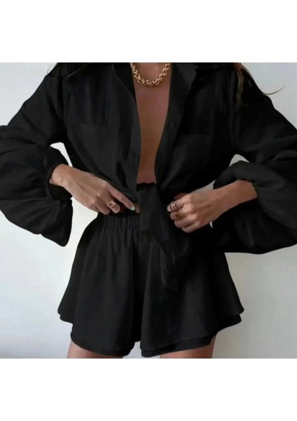 Gömlek Şortlu Takım