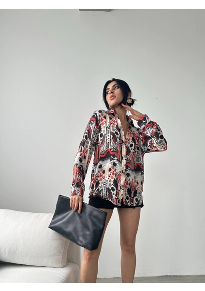 Desenli Oversize Gömlek fiyatları