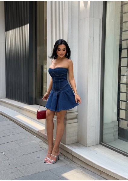 Denim Elbise modelleri