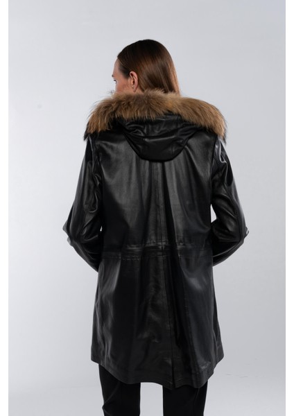 Kadın Hakiki Deri Siyah Deri Deri Mont 847 747-1 Byn Derımont SK25-26 Sıyah Dr modelleri