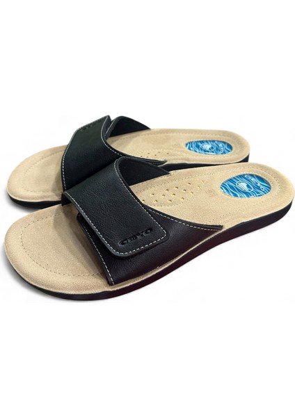 Tam Ortopedik Hafif Rahat Topuk Dikeni Erkek Terlik
