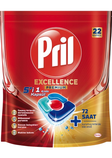 Excellence Premium 5'i1 Arada Kapsül 22'li 409.2G