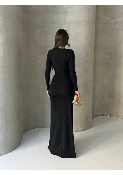 Derin Yırtmaçlı Elbise modelleri