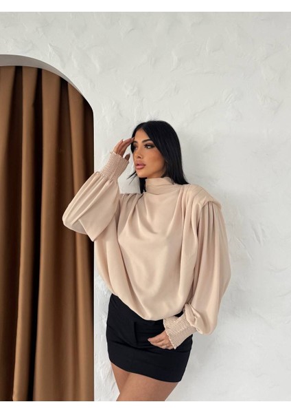 Vatkalı Dökümlü Bluz fiyatları