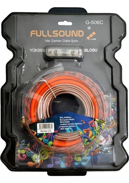 Oto Anfi Kablo Seti 8ga Fullsound G-506C