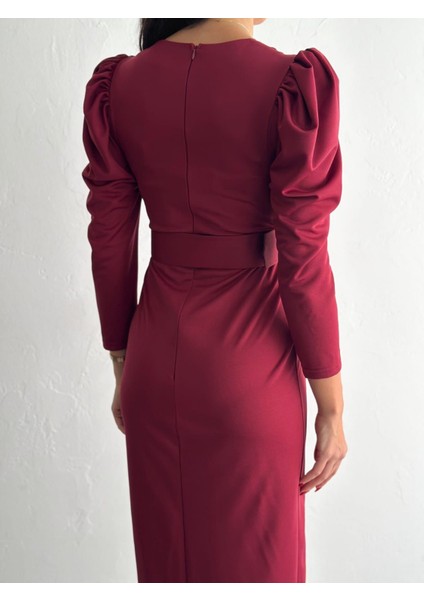 Ön Yırtmaç Detay Elbise modelleri