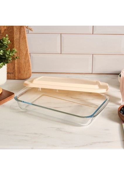 Becky Cam Pişirme ve Saklama Kabı 2000 ml