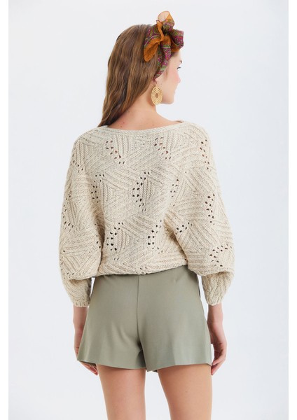 Pensli Kemerli Kışlık Şort Çağla fırsatları