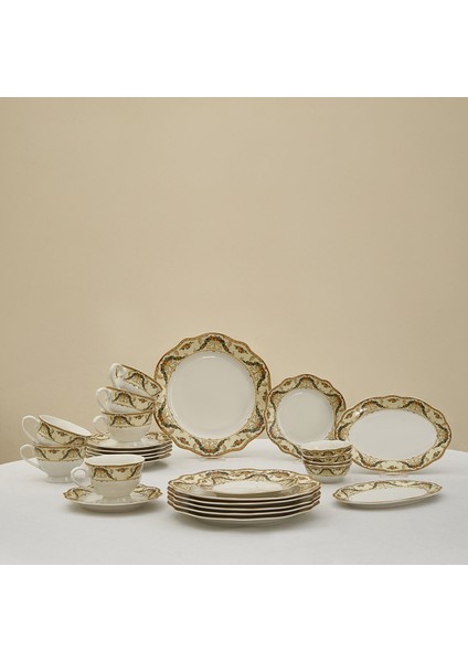 Forever Bone Orlando 26 Parça 6 Kişilik Kahvaltı Takımı