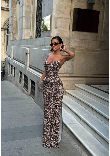 Gloplu Yırtmaçlı Elbise fırsatları