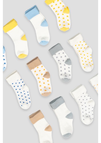 12 Çift Pamuklu Unisex Çocuk ve Bebek Soket Çorap fırsatları