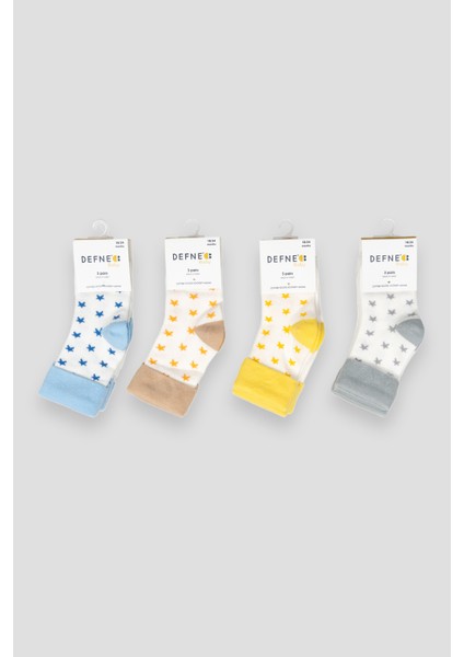 12 Çift Pamuklu Unisex Çocuk ve Bebek Soket Çorap indirimleri