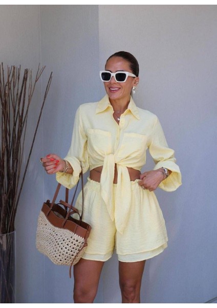 Gömlek Şortlu Takım