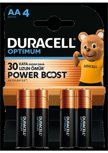 Optimum Powerboost Aa Kalem Pil 4'lü 2 Adet