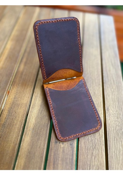 Cavana El Yapımı Hakiki Gerçek Deri Kızıl Taba Erkek Cüzdan fırsatları