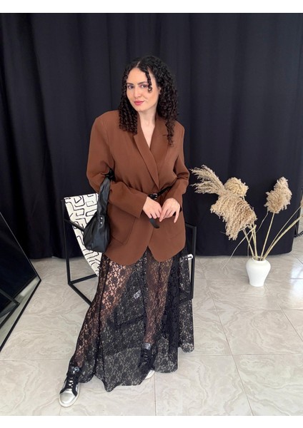 Dantelli Maxi Etek modelleri