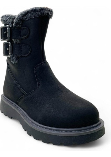 Buckle Filet Siyah Kız Çocuk Bot & Bootie fiyatları