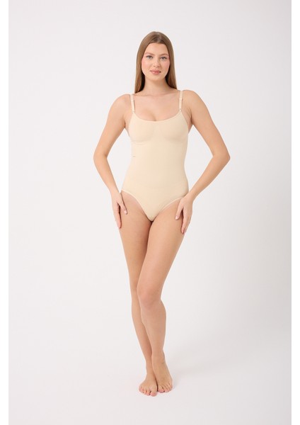 2 Beden Toparlayıcı Zıbın Korse Ten