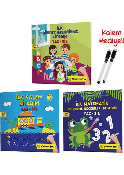 2-4 Yaş Mucit Karınca Yaz-Sil Kitaplar 1. Seri